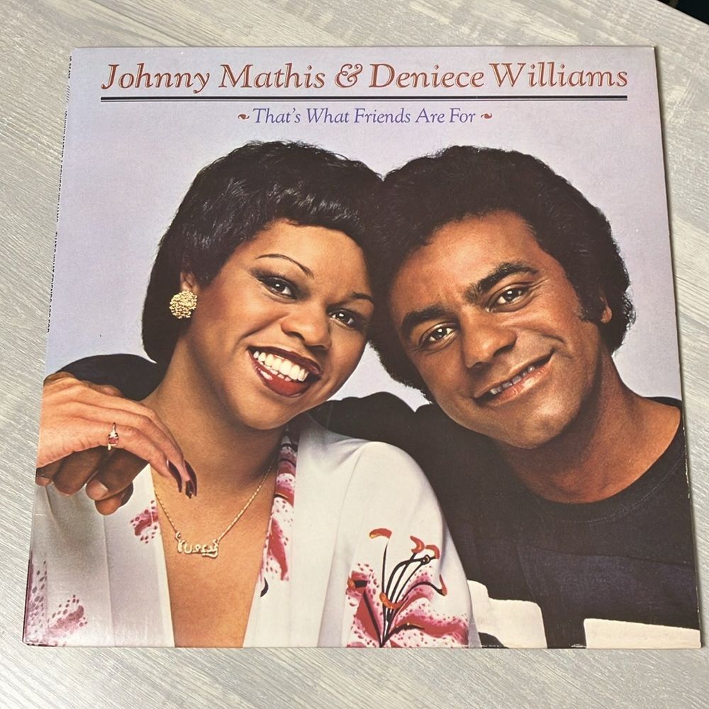 Johnny Mathis & Deniece Williams "That's What Friends Are For" vinyl